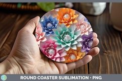 Gorgeous3D Round Coaster design.