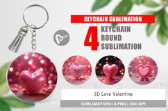 Keychain 3D Love Valentine Product Image 1
