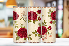 seamless mama's rose tumbler, red floral tumbler wrap, lace accent tumbler design, vintage bouquet tumbler wrap, 20oz skinny tumbler wrap, tapered seamless tumbler design, straight tumbler wrap png, mother's day floral, seamless lace tumbler wrap, classic