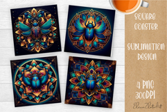 3D mandala Coaster Design, 3D mandala Coaster Product Image 1