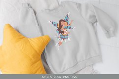 Colorful Fairy Mandala for Sublimation Product Image 1
