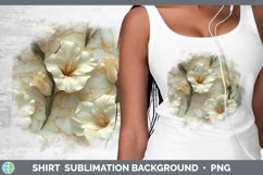 Gorgeous3D Marble Flowers Shirt design.