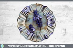 Gorgeous3D Marble Flowers Wind Spinner design.