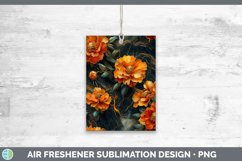 Gorgeous3D Marble Flowers Air Freshener design.
