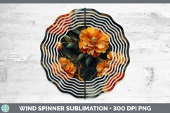Gorgeous3D Marble Flowers Wind Spinner design.