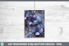 Gorgeous3D Marble Flowers Air Freshener design.