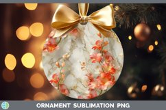 Gorgeous3D Marble Flowers Ornament design.