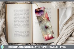 Gorgeous3D Marble Flowers Bookmark design.