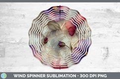 Gorgeous3D Marble Flowers Wind Spinner design.