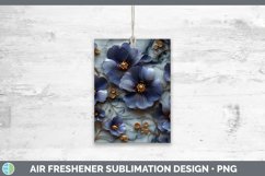 Gorgeous3D Marble Flowers Air Freshener design.