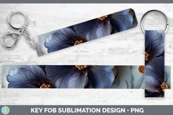 Gorgeous3D Marble Flowers Key Fob design.