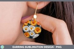 Gorgeous3D Round Earrings design.