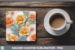 Gorgeous3D Square Coaster design.