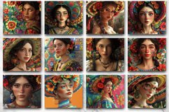 3D Mexican Woman Tumbler wrap Bundle Product Image 3