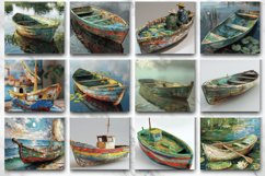 3D Monet Fishing Boat Tumbler wrap Bundle Product Image 3