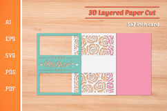 Happy Mothers Day - 3D Layered Paper Cut SVG Product Image 2