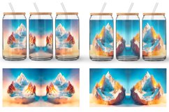 Glass Can Wraps 3d Mountain Product Image 5