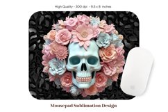 3d Mouse Pad Halloween  Halloween Mousepad Sublimation