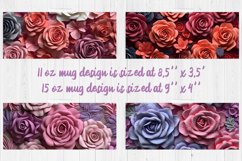 3D Flowers sublimation | 3D mug Product Image 2