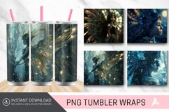 3D Mystical tribal fairy Tumbler wrap Product Image 1