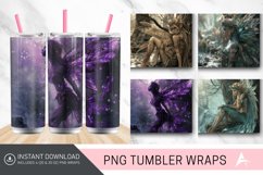 3D Mystical tribal fairy Tumbler wrap Product Image 1