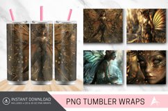 3D Mystical tribal fairy Tumbler wrap Product Image 1