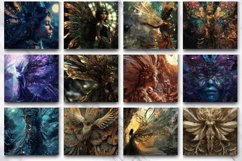 3D Mystical tribal fairy Tumbler wrap Bundle Product Image 3