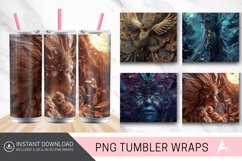 3D Mystical tribal fairy Tumbler wrap Product Image 1
