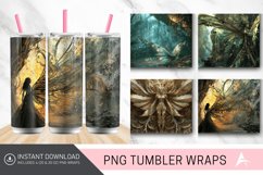 3D Mystical tribal fairy Tumbler wrap Product Image 1