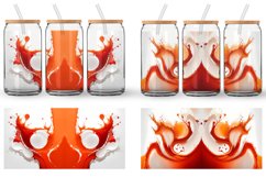 Glass Can Wraps 3D Orange Liquids Product Image 4