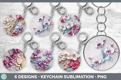 Bundle of six 3D Keychain designs.