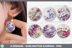 Bundle of six 3D Round Earrings designs.