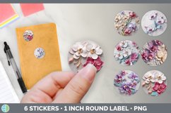 Bundle of six 3D Stickers designs.