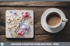 Gorgeous3D Square Coaster design.