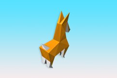 DIY 3d origami dog - 3d papercraft Product Image 3