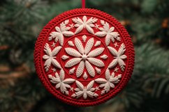 3D Christmas Ornaments Sublimation Bundle / Christmas PNG Product Image 4