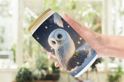 3D Owl Christmas Glass Can Wraps Product Image 2