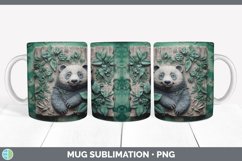 Gorgeous3D Panda Bears Mug Wrap design.