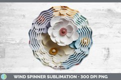 Gorgeous3D Anemones Wind Spinner design.