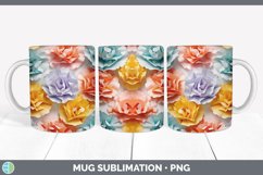 Gorgeous3D Carnations Mug Wrap design.