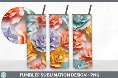 Gorgeous3D Carnations Tumbler design.