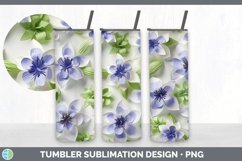 Gorgeous3D Delphiniums Tumbler design.