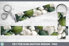 Gorgeous3D Paper Flowers Key Fob design.