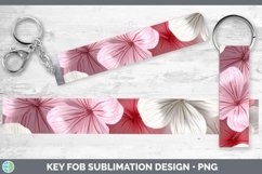 Gorgeous3D Paper Flowers Key Fob design.