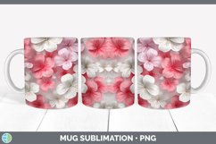 Gorgeous3D Paper Flowers Mug Wrap design.