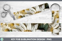 Gorgeous3D Paper Flowers Key Fob design.