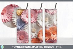 Gorgeous3D Gerbera Daisys Tumbler design.