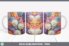 Gorgeous3D Hyacinths Mug Wrap design.