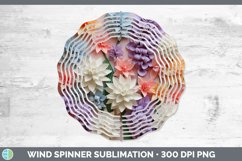 Gorgeous3D Hyacinths Wind Spinner design.