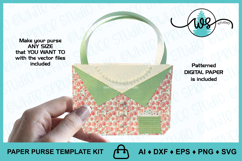 3D Paper Purse Template: Shirt Design Gift Box SVG Product Image 3